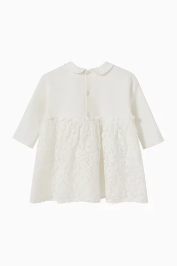 Peter-pan Collar Lace Dress