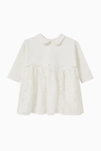 Peter-pan Collar Lace Dress
