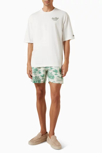 Delmar Printed T-shirt in Cotton