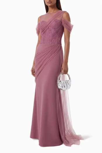 Drape Corset Dress