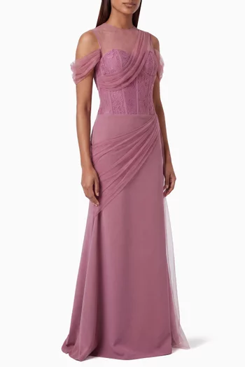 Drape Corset Dress