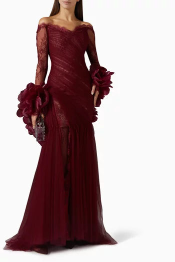 Veloura Gown in Lace