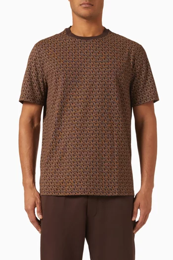 Signature Logo-print T-shirt in Cotton-jersey