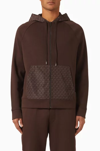 Signature Logo Hoodie in Jersey