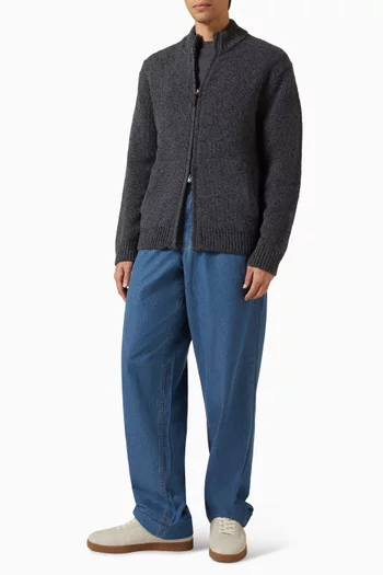 Oat Cardigan in Wool-cotton