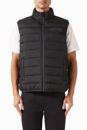 Quilted Puffer Vest Jacket