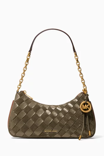 Medium Chain Pouchette in Calf Leather