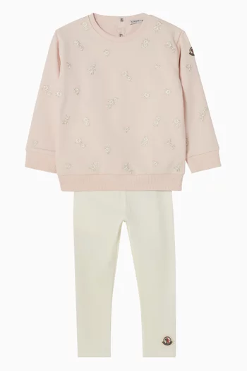 Logo Sweatshirt & Leggings Set