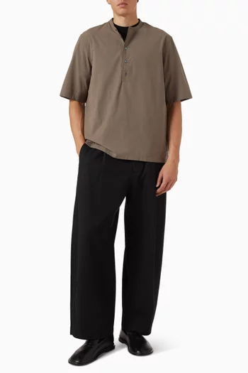 Henley Shirt in Cotton