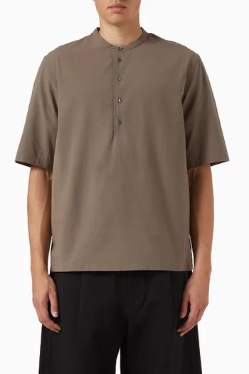 Henley Shirt in Cotton