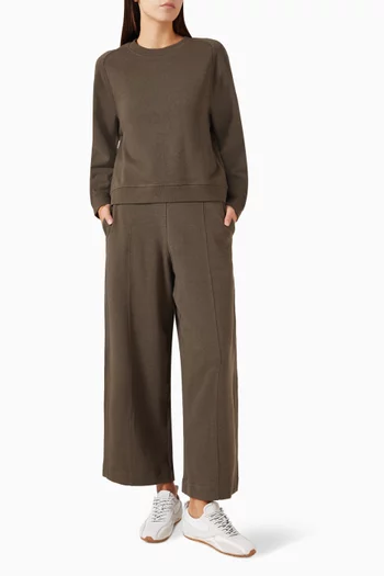 Barrel-leg Pants in Cotton