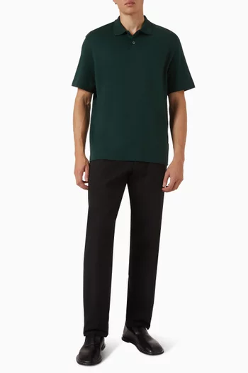 Knit Polo Shirt
