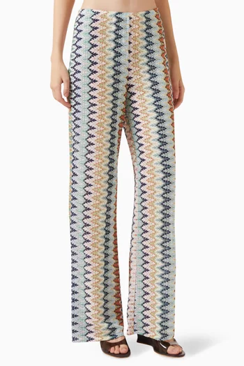 Toulon Pants in Crochet-knit