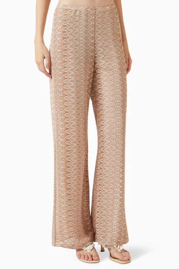 Toulon Pants in Crochet-knit