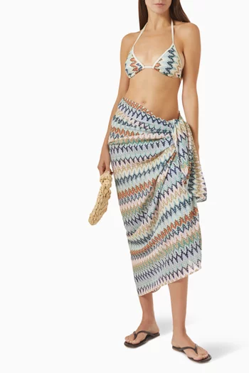 St. Tropez Sarong in Crochet-knit