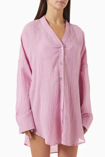 Barcelona Tunic in Crinkle Linen