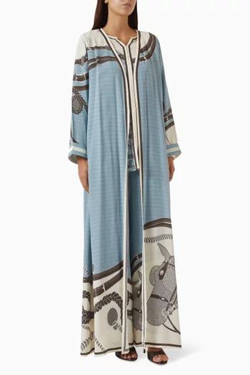 Printed Abaya