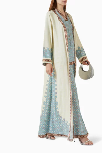 Printed Abaya
