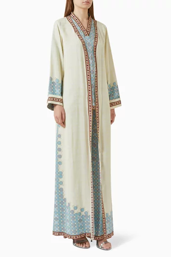 Printed Abaya