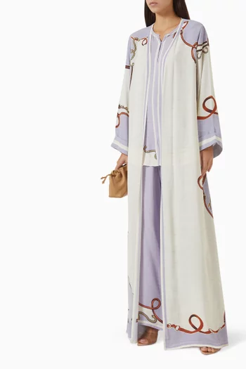Printed Abaya