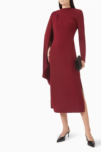 Zahn Cape Dress