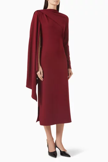 Zahn Cape Dress