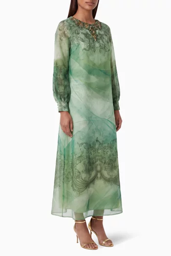 Bead-embellished Kaftan