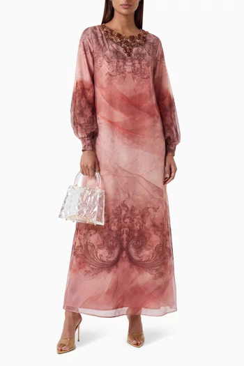 Bead-embellished Kaftan