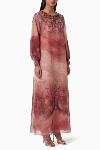Bead-embellished Kaftan
