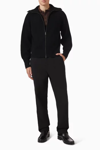 Blimp Full-zip Sweater in Wool