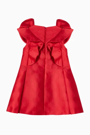 Jacquard-logo Dress