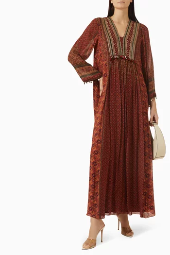 Printed Kaftan in Georgette