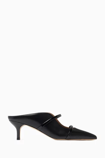 Maureen 45 Mules in Nappa Leather