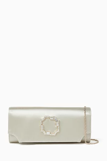 Mini Vivien Clutch in Satin