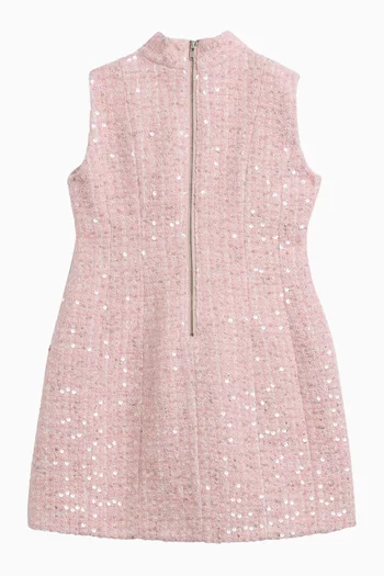 Harper Sequin Bouclé Mini Dress