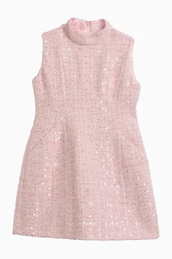 Harper Sequin Bouclé Mini Dress