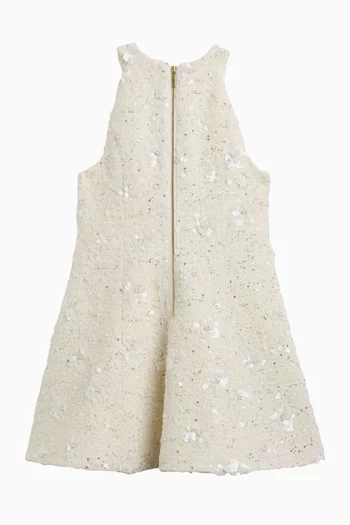 Yve Sequin Bouclé Mini Dress