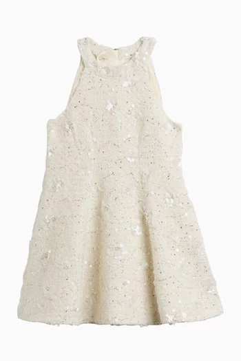Yve Sequin Bouclé Mini Dress