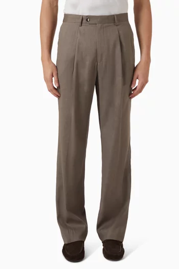 Affonso Tailored Pants in Linen-blend
