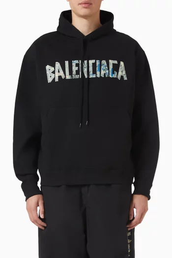 Oversized DIY Tape Hoodie in Fleece