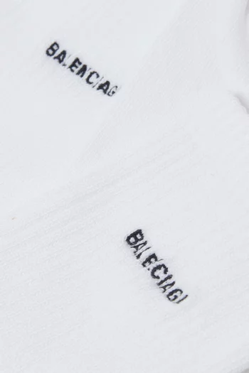 Logo Socks in Cotton-blend