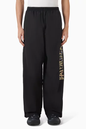 DIY Tape Tracksuit Pants in Poplin
