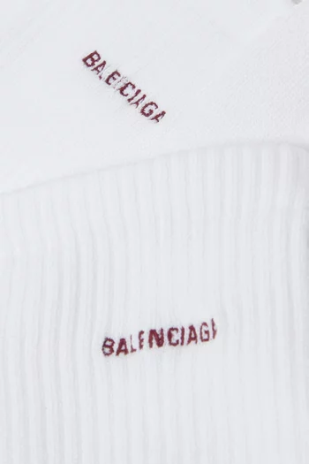 Logo Socks in Cotton-blend