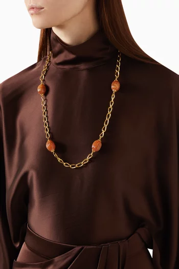 1990s Bead and Chain Necklace