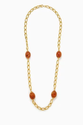 1990s Bead and Chain Necklace