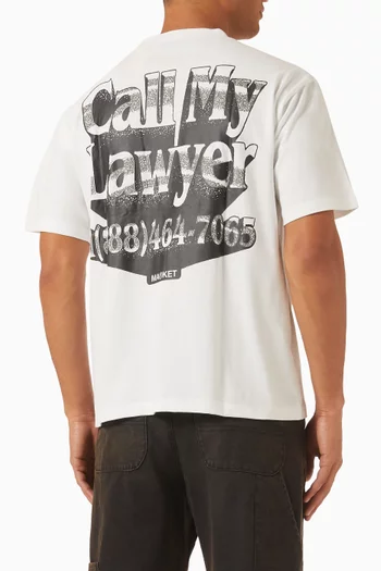 Call My Lawyer 3D T-shirt in Jersey