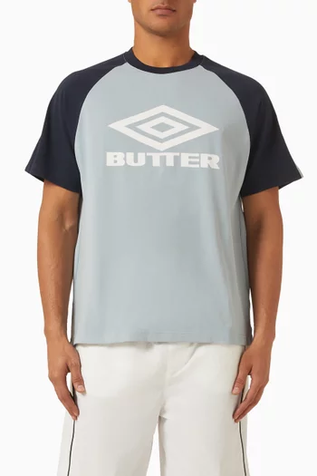 x Umbro Diamond Logo Raglan T-shirt in Cotton