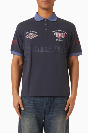 x Umbro Victory Polo Shirt in Cotton