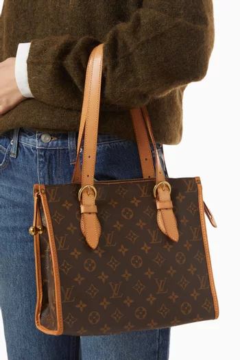 Popincourt Haut Tote Bag in Monogram Canvas & Vachetta Leather