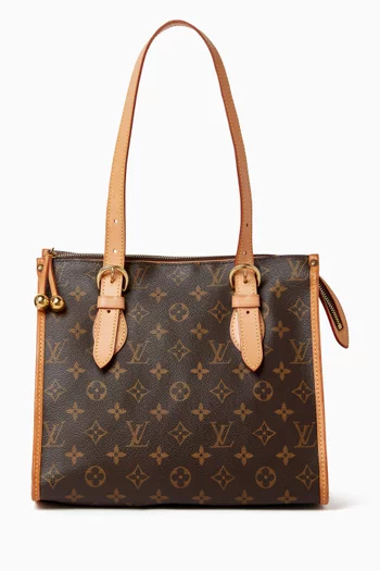 Popincourt Haut Tote Bag in Monogram Canvas & Vachetta Leather